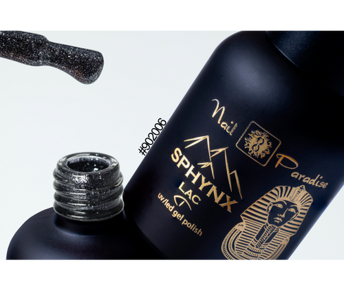 902006 - BLACK DAHLIA - “SPHYNX” GEL POLISH 10ML (glitter)