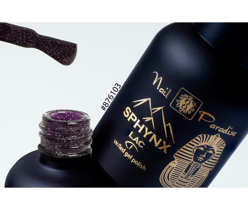 876103 -  DISCO LAC MULBERRY SEEDS - “SPHYNX” GEL POLISH 10ML (disco/reflective finish)
