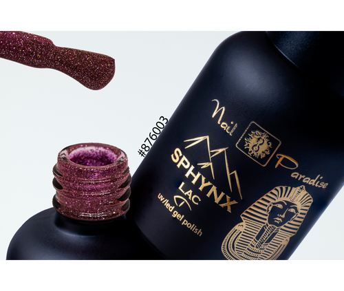 876003 -  DISCO LAC PINK - “SPHYNX” GEL POLISH 10ML (disco/reflective finish)