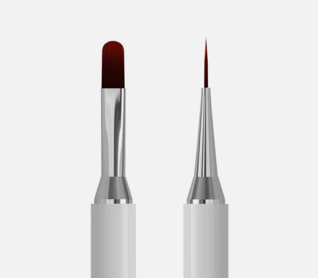 STALEKS - DOUBLE ENDED GEL/LINER BRUSH