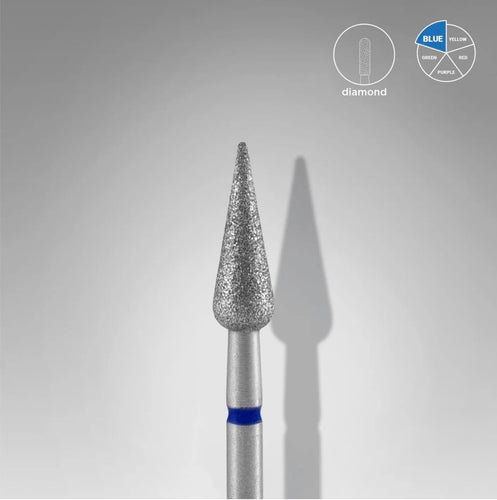 STALEKS - DIAMOND BIT, BLUE, POINTED PEAR