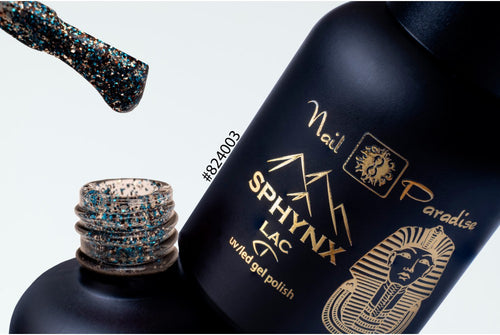 824003 - DEEP WATER - “SPHYNX” GEL POLISH 10ML (chunky glitter)