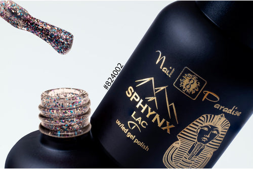 824002 - MISTY BUBBLES - “SPHYNX” GEL POLISH 10ML (chunky glitter)