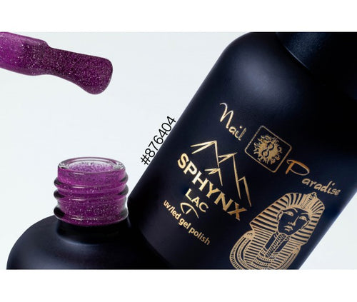 876404 - DISCO LAC PURPLE DRESS - “SPHYNX” GEL POLISH 10ML (disco/reflective finish)
