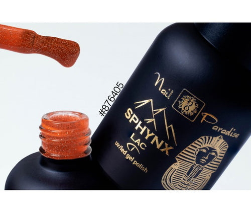 876405 - DISCO LAC MOONWARD ORANGE - “SPHYNX” GEL POLISH 10ML (disco/reflective finish)